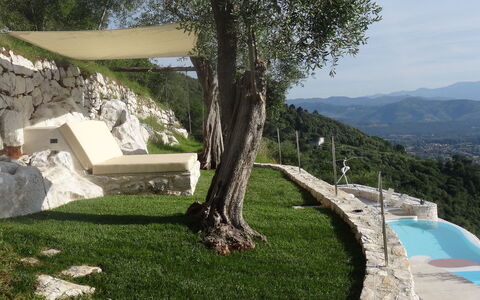 Villetta Farfallina: Eigentum, Baum, Gras, Die Architektur, Haus, Landschaft, Pflanze, Schwimmbad, Gebäude, Grundeigentum