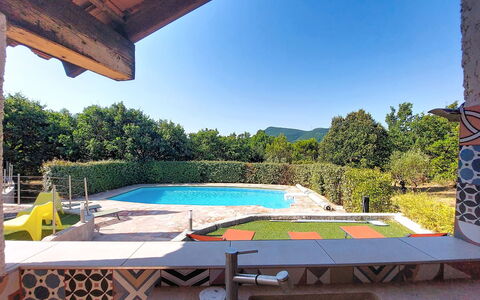 Bois D'Astros: Schwimmbad, Resort, Freizeit, Eco Hotel, Schatten, Garten, Hinterhof, Stuhl, Design, Hazienda