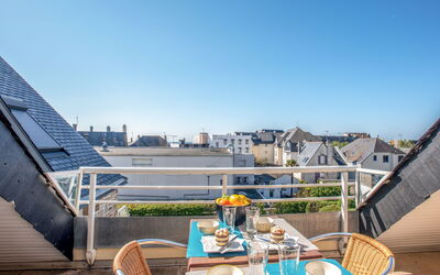 Quiberon 123: Dach, Eigentum, Himmel, Grundeigentum, Die Architektur, Gebäude, Haus, Wohnung, Zuhause, Urlaub