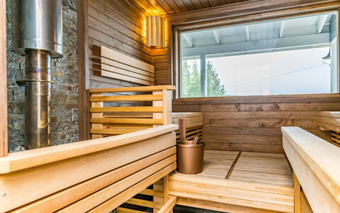 Villa Leinola 1: Möbel, Stuhl, Gartenmöbel, Tabelle, Holz, Tisch Im Freien, Küche & Esszimmer Tisch, Schatten, Garten, Regenschirm