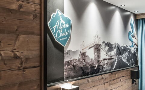 Montafon: Wand, Türkis, Kunst, Zimmer, Wandgemälde, Die Architektur, Gebäude, Signage, Werbung