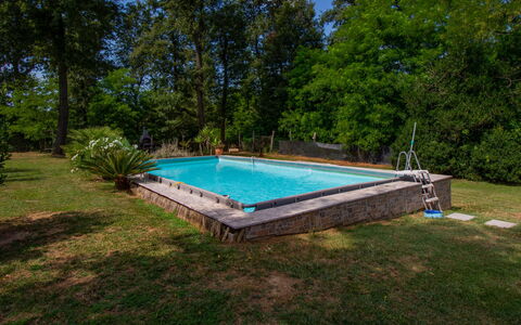 Elena: Schwimmbad, Schatten, Garten, Freizeit, Hinterhof, Landscaping, Park, Water Feature, Eco Hotel, Resort