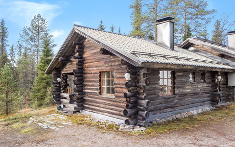 Vuosselin Kuukkeli: Holz, Hütte, Dach, Haus, Zuhause, Abstellgleis, Blockhaus, Lärche, Steigung, Hütte