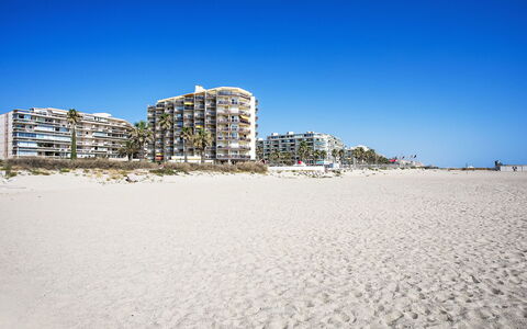 Canet-Plage 650: Blau, Daytime, Horizont, Strand, Sand, Küste, Wohnung, Meer, Ufer, Sonnenlicht