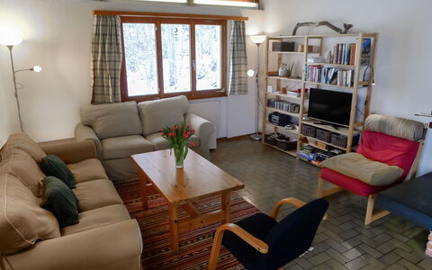 Gommiswald: Tabelle, Möbel, Bilderrahmen, Couch, Eigentum, Pflanze, Zimmerpflanze, Wohnzimmer, Bücherregal, Haus