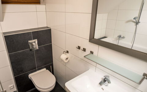 Lipno Nad Vltavou 88: Spiegel, Zapfhahn, Armatur, Sinken, Bad Sink, Eigentum, Weiss, Badezimmer, Schwarz, Lila