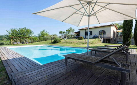 Casina Dell'acquaborra: Schwimmbad, Resort, Schatten, Eco Hotel, Gartenmöbel, Freizeit, Regenschirm, Sonnenliege, Deck