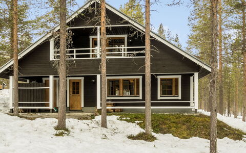 Levilla: Holz, Schnee, Winter, Hütte, Einfrieren, Zuhause, Blockhaus, Lärche, Abstellgleis