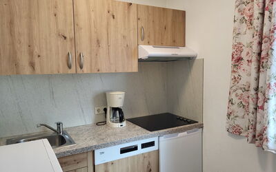 Apart Maashof Iii 1.3: Spüle, Eigentum, Cabinetry, Countertop, Sinken, Holz, Küche, Interior Design, Flooring, Fussboden
