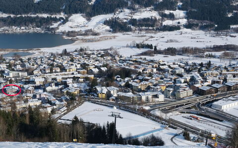 Zell am See 615: Schnee, Gebäude, Berg, Licht, Pflanze, Steigung, Baum, Hochland, Einfrieren, Haus