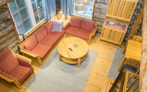 Rukanpesä 2B: Holz, Flooring, Fussboden, Interior Design, Möbel, Holzbeize, Zimmer, Holzboden, Hartholz, Wohnzimmer