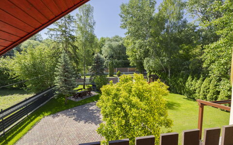 Jókai: Holz, Strauch, Garten, Schatten, Landscaping, Garten, Hartholz, Holzbeize, Rasen, Hinterhof