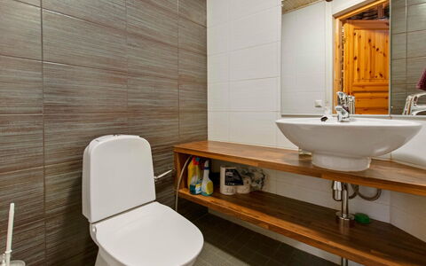 Anttoora 2: Toilleten Sitz, Armatur, Flooring, Badezimmer, Toilette, Bad Sink, Holz, Sinken, Fussboden, Interior Design