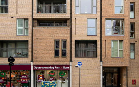 Great Suffolk Street, Waterloo: Gebäude, Fenster, Urban Design, Nachbarschaft, Wand, Backstein, Wohngebiet, Eigentumswohnung, Fassade