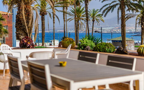 Parque Santiago Ii: Möbel, Resort, Tabelle, Gartenmöbel, Stuhl, Schatten, Eco Hotel, Meer, Tisch Im Freien, Restaurant