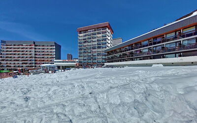 Les Menuires 410: Gebäude, Winter, Schnee, Wohnung, Einfrieren, Eigentumswohnung
