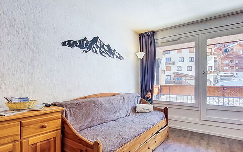 Val Thorens 200: Wohnung, Schnee, Winter, Einfrieren, Balkon, Glazialmorphologie, Alpen