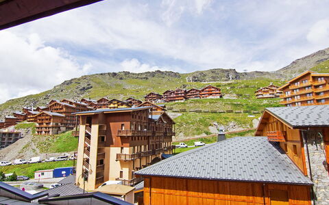 Val Thorens 610: Dach, Eigentum, \Stadt, Haus, Gebäude, Berg, Die Architektur, Zuhause, Bergdorf, Urlaub