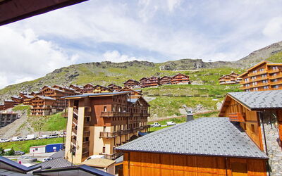 Val Thorens 610: Dach, Eigentum, \Stadt, Haus, Gebäude, Berg, Die Architektur, Zuhause, Bergdorf, Urlaub