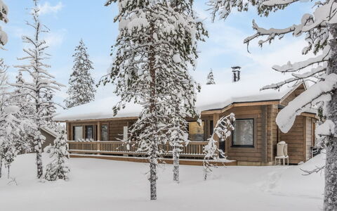 Pehtoori B: Schnee, Winter, Holz, Hütte, Zuhause, Haus, Einfrieren, Lärche, Steigung, Blockhaus