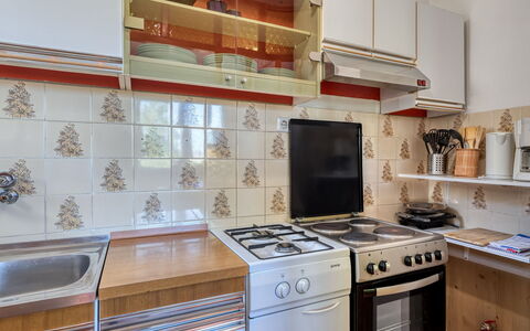 Nena: Küchengerät, Küche, Major Appliance, Herd, Holz, Countertop, Flooring, Cabinetry, Interior Design, Herd