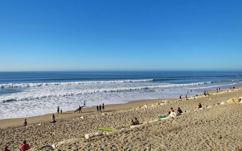 Lacanau 700: Wasser, Himmel, Ökoregion, Azurblau, Strand, Küsten Und Ozeanische Forms, Horizont, Wind Wave, Freizeit