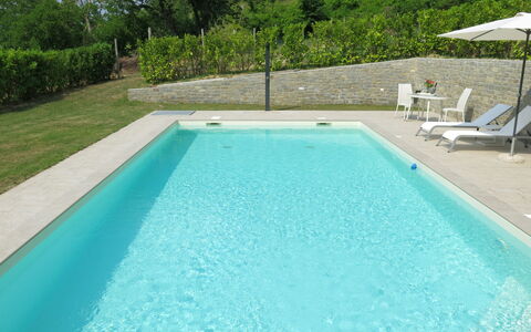 Castellaio: Wasser, Eigentum, Schwimmbad, Pflanze, Azurblau, Rechteck, Schatten, Holz, Gras, Freizeit