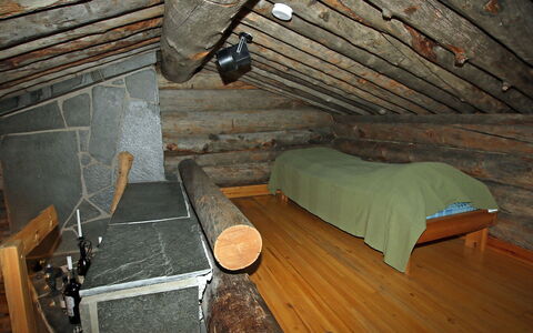 Poromooli A1: Holz, Hütte, Blockhaus, Wald, Schuppen, Gartenbauten, Lärche, Wald, Holzbeize