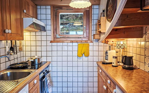 Cheechako: Küche, Holz, Countertop, Küchengerät, Interior Design, Major Appliance, Armatur, Cabinetry, Sinken, Zapfhahn