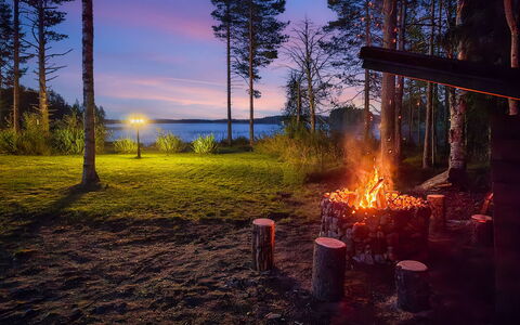 Oravajärven Talo (Ent. Suomela): Holz, Abstellgleis, Hütte, Haus, Zuhause, Planke, Gartenbauten, Blockhaus, Hartholz, Veranda
