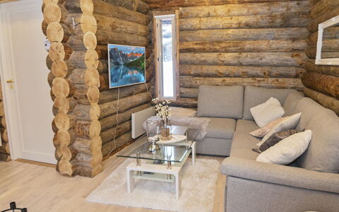 Salmikangas F2: Möbel, Holz, Interior Design, Flooring, Fussboden, Wohnzimmer, Zuhause, Zimmer, Couch, Holzboden