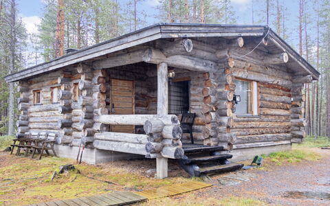 Hakojärven Kelomajat 2: Holz, Hütte, Blockhaus, Winter, Hartholz, Schuppen, Holz, Abstellgleis, Hütte, Lärche