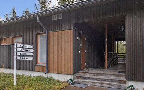 Vuokatti Panorama: Holz, Abstellgleis, Dach, Hütte, Haus, Zuhause, Tür, Veranda, Gartenbauten, Bauernhaus