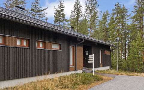 Vuokatti Panorama: Holz, Abstellgleis, Dach, Hütte, Haus, Zuhause, Tür, Veranda, Gartenbauten, Bauernhaus