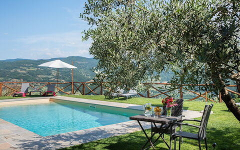 Casa San Piero: Wasser, Pflanze, Eigentum, Möbel, Himmel, Schwimmbad, Schatten, Gartenmöbel, Stuhl, Baum