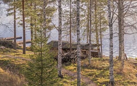 Leinola: Holz, Hütte, Zuhause, Blockhaus, Holz, Abstellgleis, Hartholz, Natürliches Material, Gartenbauten, Hütte