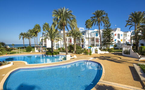 Dénia 664: Blau, Tropen, Urlaub, Resort, Hotel, Karibik, Strand