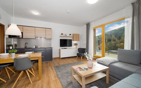 Unterkunft:&nbsp;Ski-In Ski-Out Mountain Duplex Portášky3 349.1