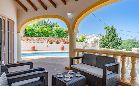 Villa Rosa: Die Architektur, Interior Design, Zuhause, Estate, Resort, Schwimmbad, Balkon, Hazienda, Villa, Säule
