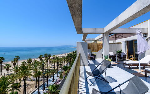 Atico Miramar: Schatten, Balkon, Eco Hotel