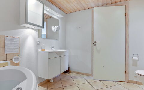 Halldora - 10M from the Sea: Flooring, Armatur, Interior Design, Badezimmer, Fussboden, Holz, Decke, Sinken, Bad Sink, Zapfhahn