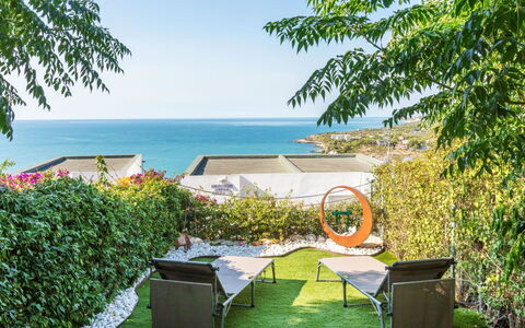 Peñiscola 632: Blau, Balkon, Geländer, Wohnung, Zaun, Meer, Resort, Eigentumswohnung, Schwimmbad, Hotel
