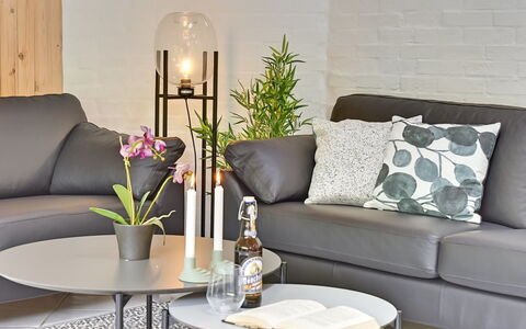 Ellanor - 1Km from the Sea: Möbel, Couch, Interior Design, Wohnzimmer, Tabelle, Flooring, Blumentopf, Dekokissen, Beleuchtung, Zuhause