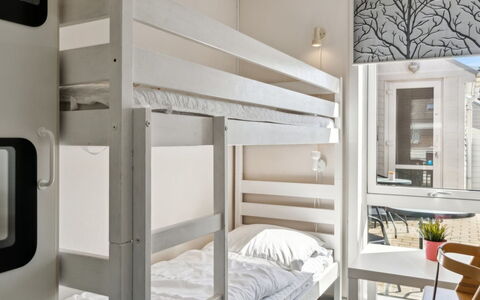 Gaëlle - 2.3Km from the Sea: Interior Design, Wohnung, Etagenbett, Formen, Hotel, Schlafzimmer, Bett, Wohnheim, Herberge, Bedding