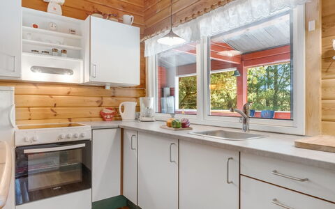 Byrge - 2Km from the Sea: Küche, Holz, Interior Design, Countertop, Major Appliance, Küchengerät, Decke, Zuhause, Flooring, Cabinetry
