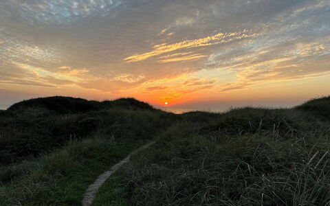 Annaliese - 175M from the Sea: Himmel, Wolke, Gras, Horizont, Natur, Afterglow, Sonnenuntergang, Natürliche Landschaft, Vegetation, Ökoregion