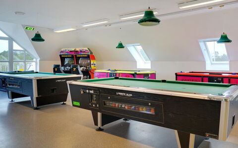 Urmas - 1Km from the Sea: Indoor Spiele Und Sport, Schwimmbad, Billiard-Tisch, Billiard Raum, Erholungsraum, Interior Design, Sportausrüstung, Beleuchtung