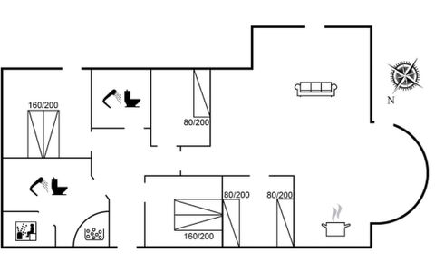 Sannie - 450M from the Sea: Haus, Zuhause, Dach, Hütte, Strauch, Abstellgleis, Tür, Garten, Bauernhaus