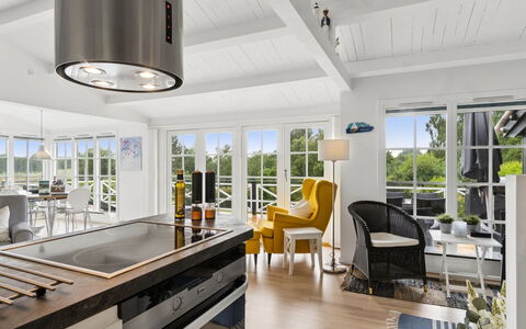 Ylermi - 1.5Km from the Sea: Interior Design, Flooring, Möbel, Decke, Fussboden, Küche, Countertop, Light Fixture, Beleuchtung, Stuhl