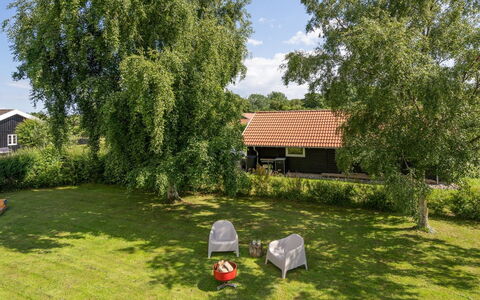 Niska - 300M from the Sea: Gras, Strauch, Haus, Grundstueck, Hütte, Garten, Rasen, Schatten